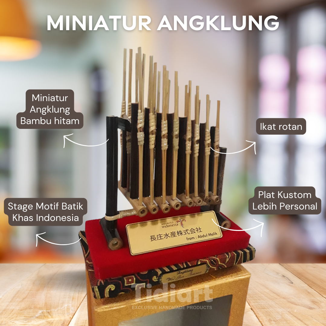 MIniatur Angklung dari Tidiart