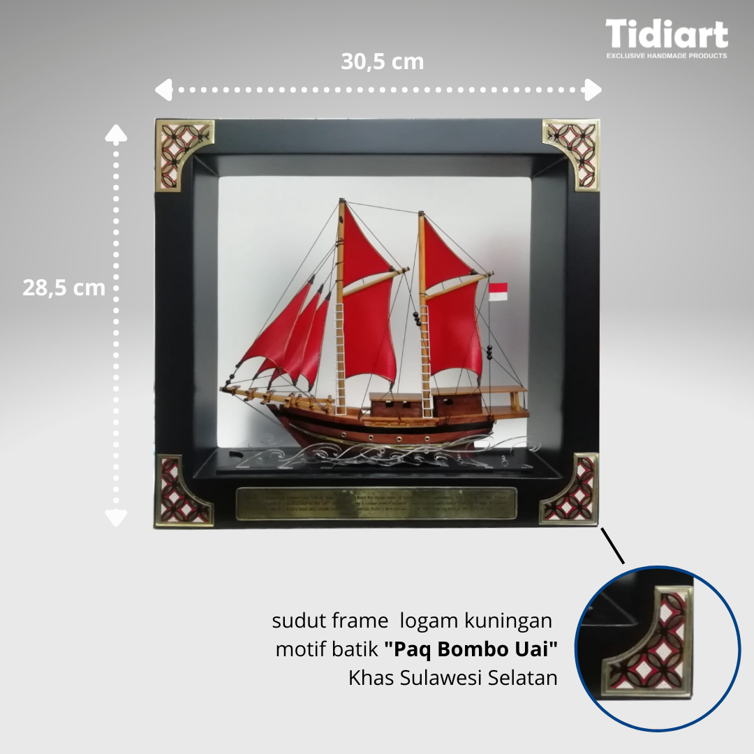 Miniatur Kapal Pinisi Dari Tidiart