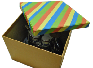 [Produk Pelengkap]-Box gifts miniatur drum mini stage - Gambar 2
