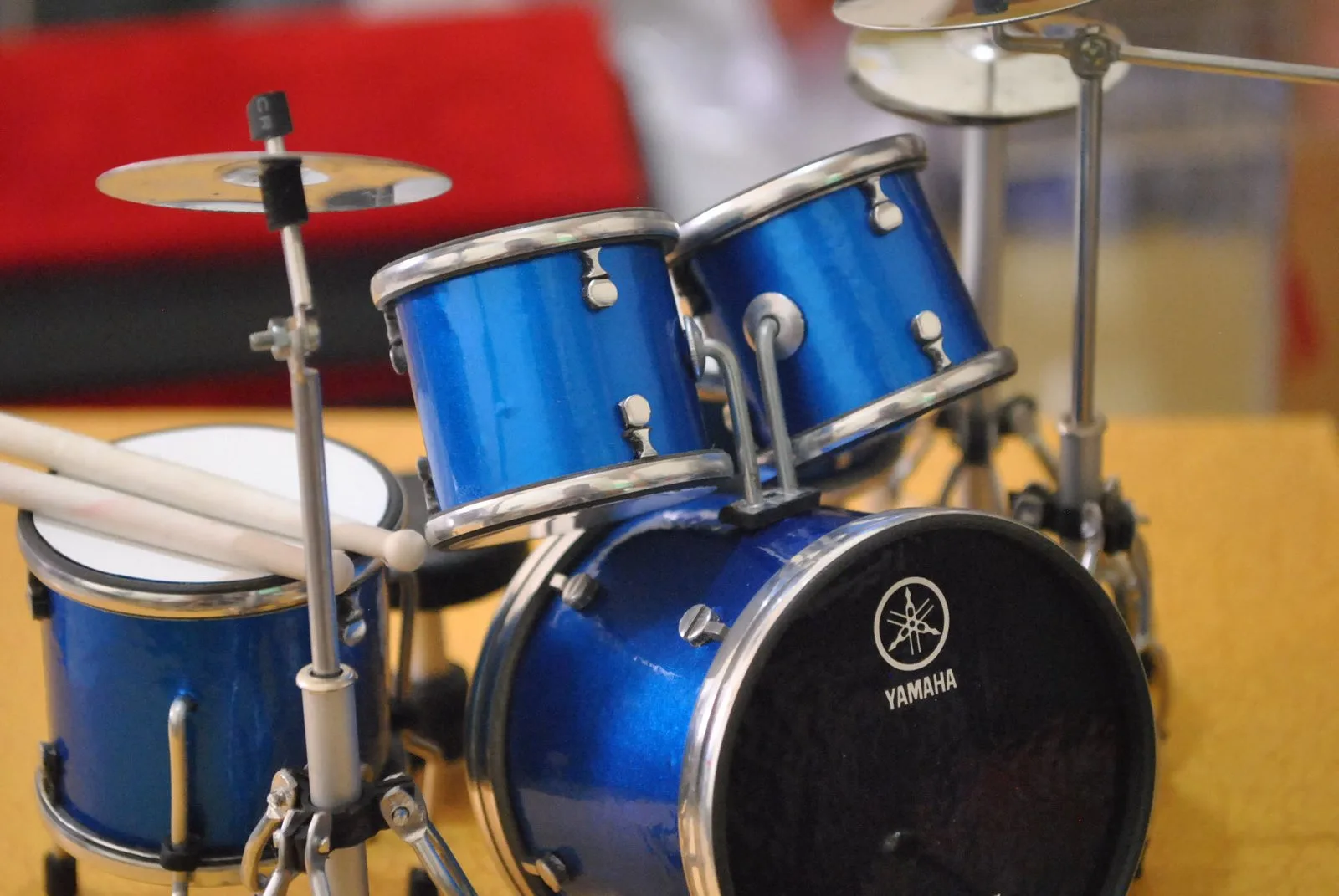 Miniatur Drum Set Eksklusif Kwalitas Ekspor - Gambar 11