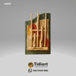 Magnet Kulkas Miniatur Angklung - dari Tidiart