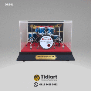 Miniatur Drum Eksklusif Tutup Acrilic - dari Tidiart