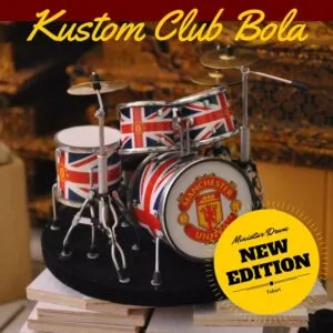 Miniatur Drum Stage Mini Full Custom Club Bola