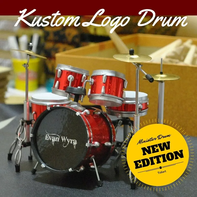 Miniatur Drum Set Eksklusif Kwalitas Ekspor