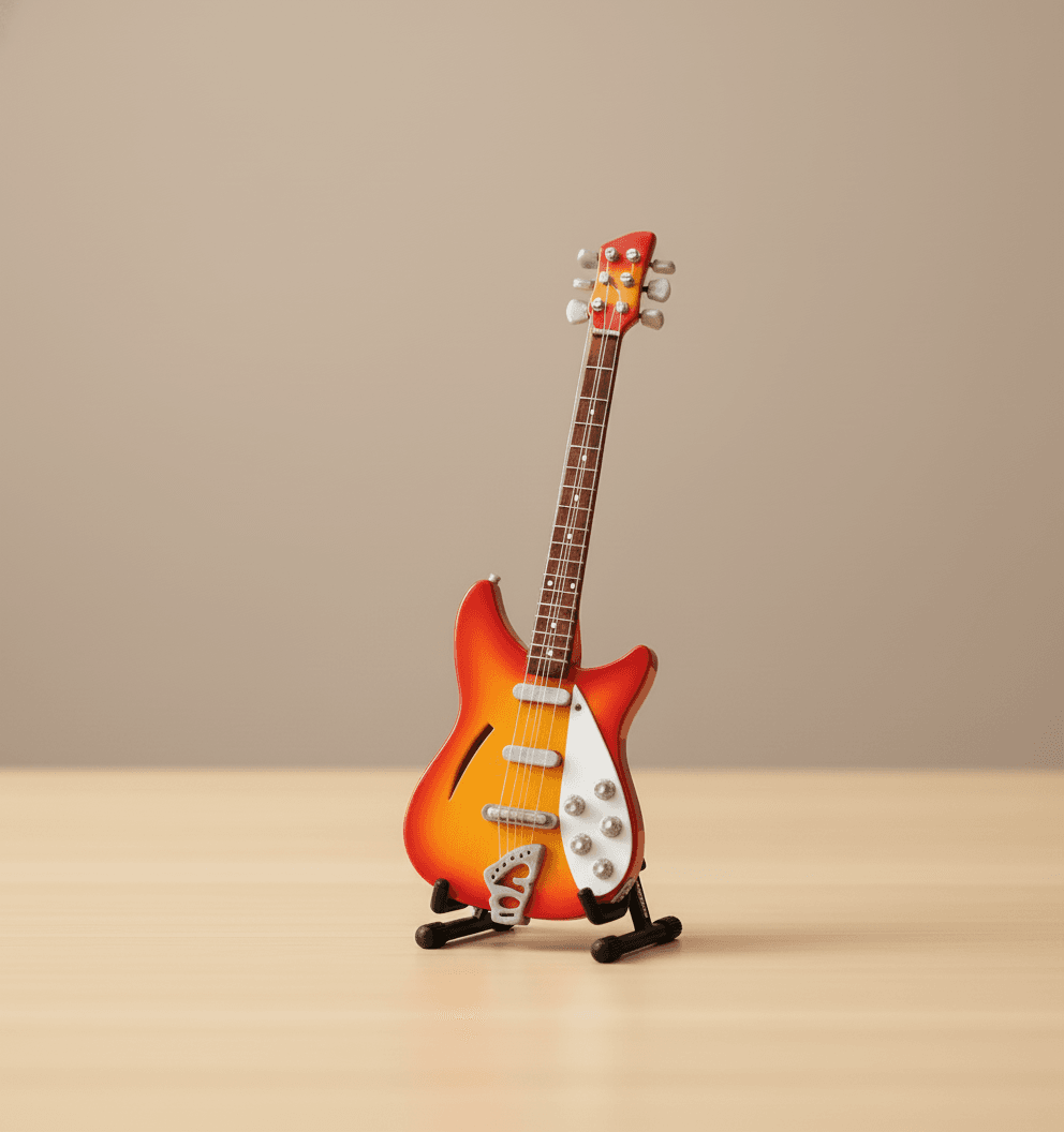 Miniatur Gitar Rickenbacker 1966 - Gambar 4