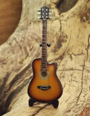 Miniatur gitar akustik cutaway - Gambar 3