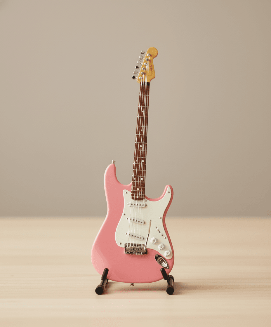 Miniatur Gitar listrik fender Stratocaster - Gambar 4