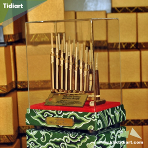 Miniatur Angklung eksklusif Tutup Acrilic - Gambar 4