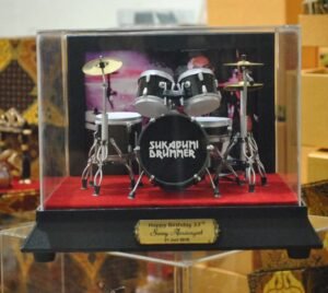Miniatur Drum Eksklusif Tutup Acrilic - Gambar 3
