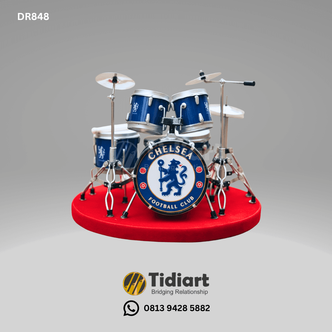 Miniatur Drum full kustom club bola | Hiasan dasbord mobil - dari Tidiart