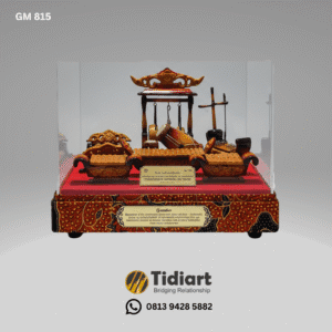 Souvenir Indonesia Miniatur Gamelan eksklusif Khas Jawa Barat dari Tidiart
