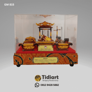 Souvenir Indonesia Miniatur Gamelan eksklusif Khas Jawa Barat dari Tidiart