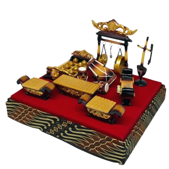 Souvenir khas jawa barat miniatur gamelan Tidiart