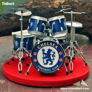 Miniatur Drum Stage Mini Full Custom Club Bola - Gambar 4