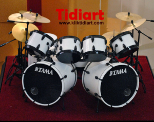 Miniatur drum double bass eksklusif