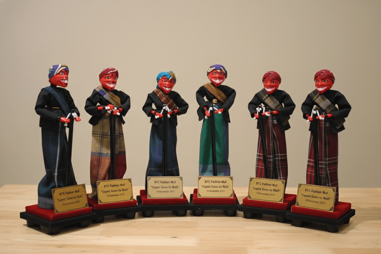 Souvenir Wayang Golek Cepot - Gambar 8