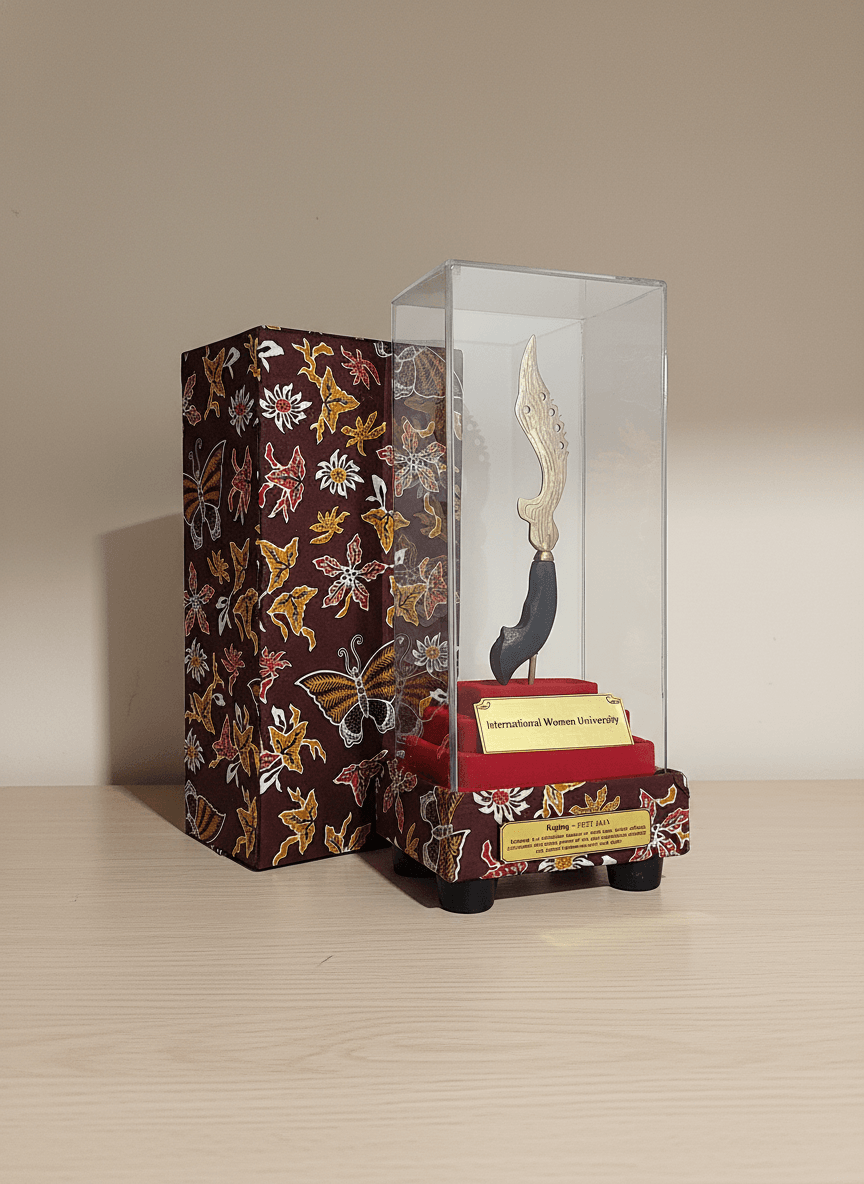 Miniatur Kujang Eksklusif Tutup Acrilic - Gambar 4