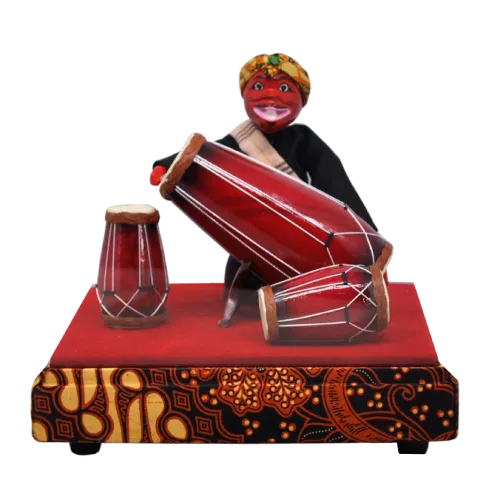 souvenir khas jawa barat wayang cepot main kendang