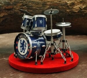 Miniatur Drum full kustom club bola | Hiasan dasbord mobil - Gambar 3