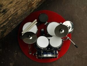 Miniatur Drum full kustom club bola | Hiasan dasbord mobil - Gambar 4