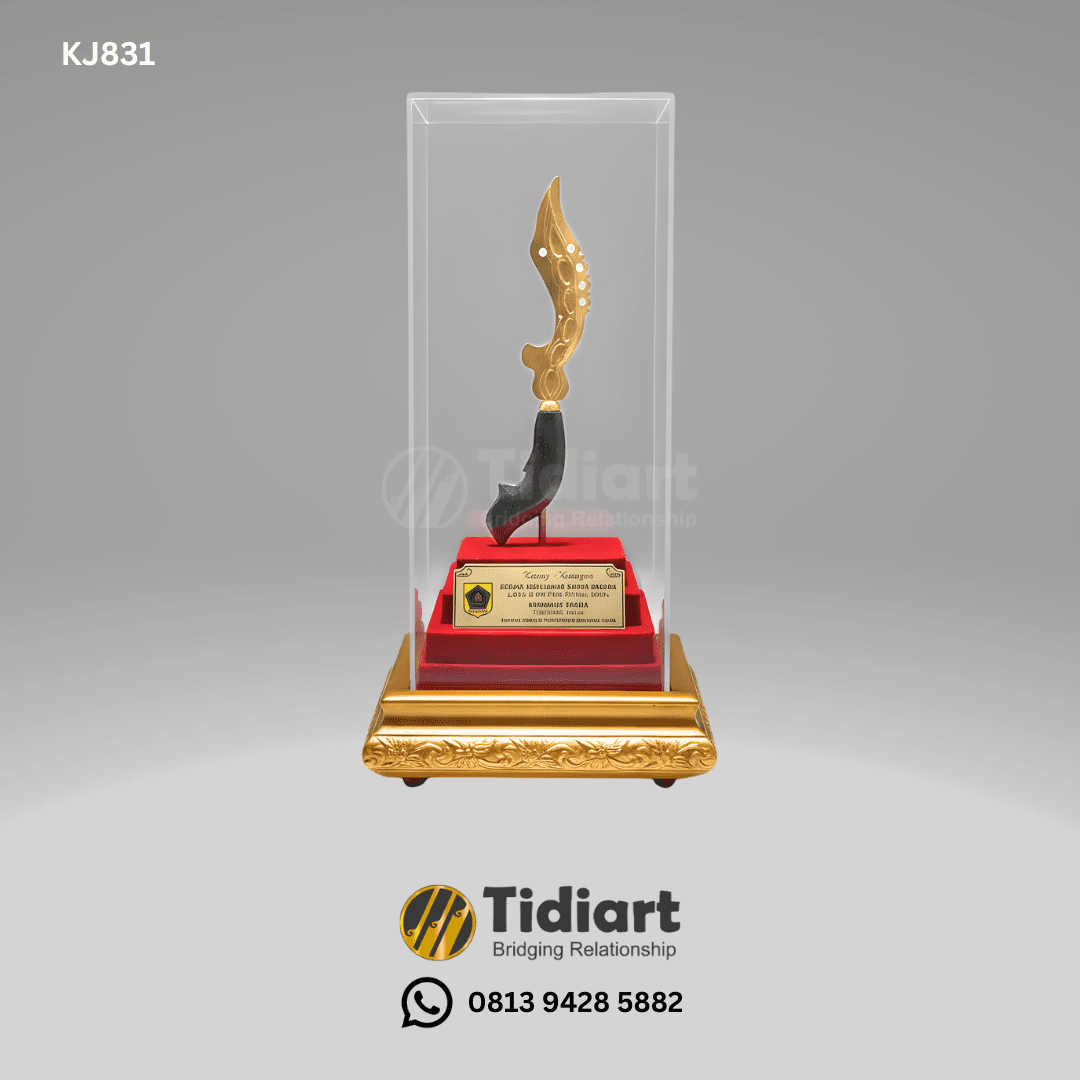 Miniatur Kujang Eksklusif Stage Tutup Acrylic - dari Tidiart