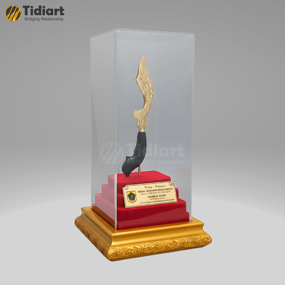 Miniatur Kujang Eksklusif Stage Tutup Acrylic - dari Tidiart