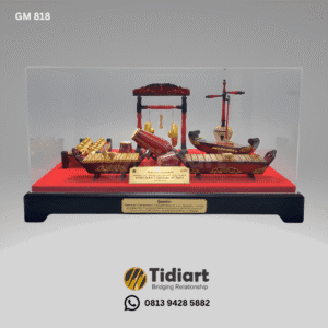 Souvenir Indonesia Miniatur Gamelan Jumbo Eksklusif Khas Jawa Barat - Dari Tidiart