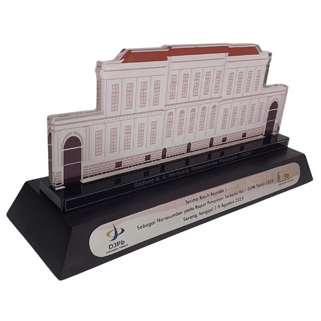 Plakat Custom DJPB - Gedung A.A Maramis - dari Tidiart