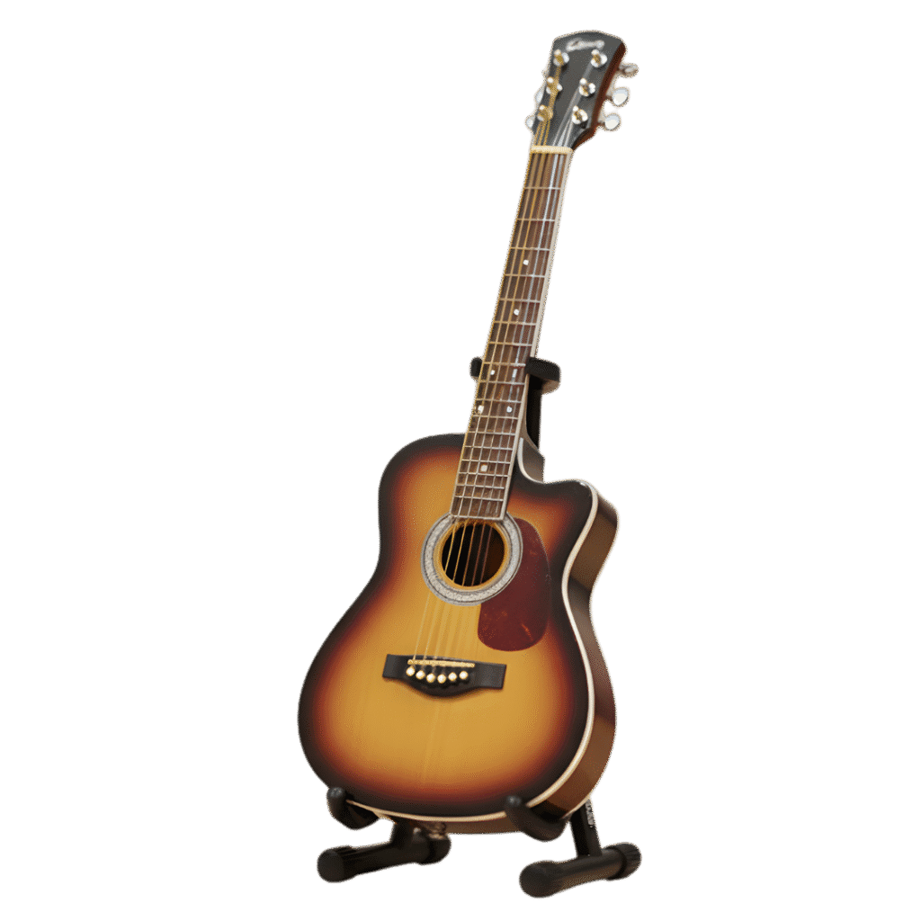 Miniatur gitar akustik cutaway - dari Tidiart